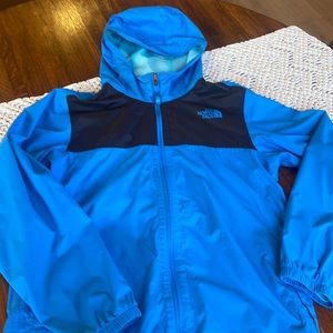 The North Face boy’s youth rain jacket, size Large